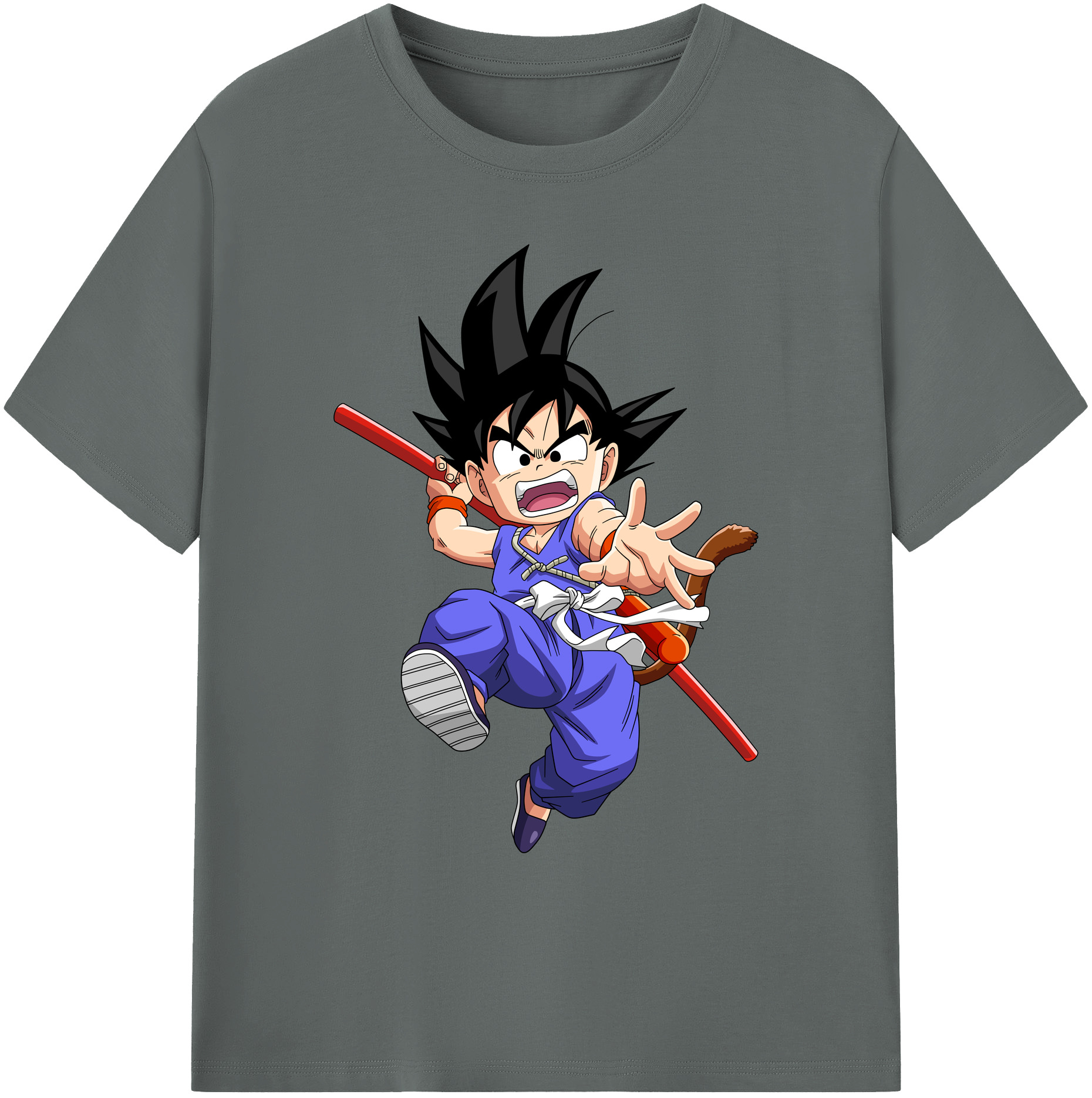 （画像用） ドラゴンボール 孫悟空（そん ごくう）Son Goku カカロット DRAGON BALL Kakarotto 綿100％ メンズ半袖Tシャツ｜肌触りやわらか＆通気性